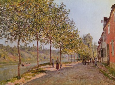 Juni-Morgen in Saint-Mammes, 1884 von Alfred Sisley